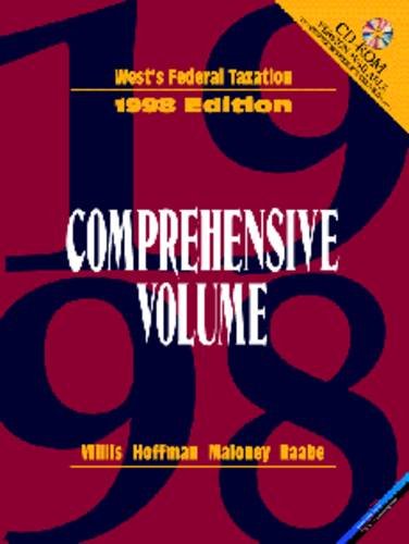 Imagen de archivo de West  s Federal Taxation, Volume III: Comprehensive Volume 1998 (Serial) a la venta por HPB-Red