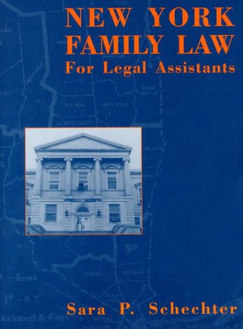 Beispielbild fr New York Family Law for Legal Assistants zum Verkauf von Bulk Book Warehouse