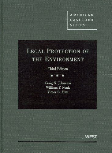 Imagen de archivo de Johnston, Funk, and Flatt's Legal Protection of the Environment, 3d a la venta por HPB-Red
