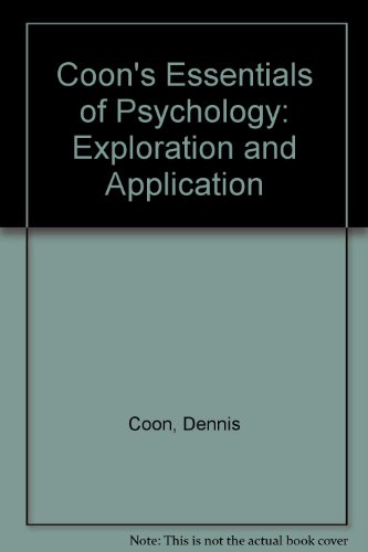 Stock image for Study Guide for Coon  s Essentials of Psychology for sale by HPB-Red