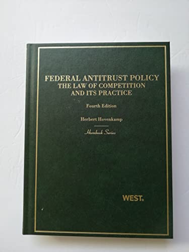 9780314210050: Federal Antitrust Policy: The Law of Competition and Its Practice