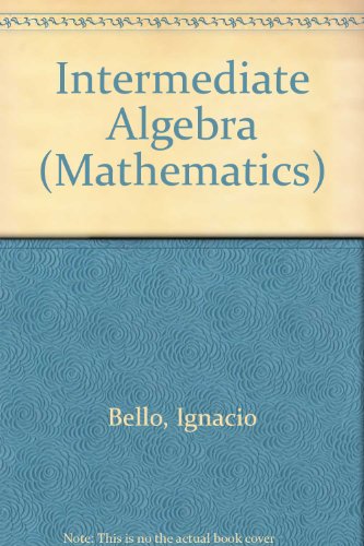 9780314210166: Intermediate Algebra