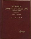 Stock image for Modern Constitutional Law: Cases and Notes (American Casebook Series) for sale by HPB-Red