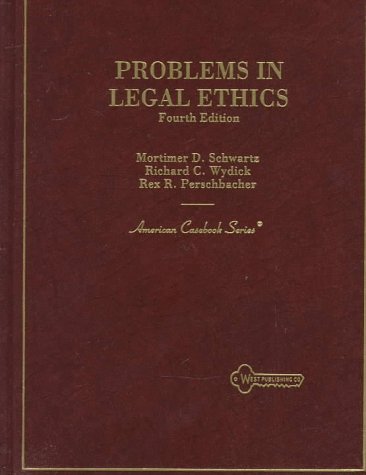 Beispielbild fr Problems in Legal Ethics (American Casebook Series) zum Verkauf von HPB-Red
