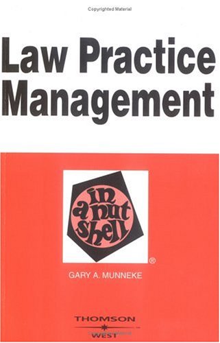 Stock image for Law Practice Management in a Nutshell for sale by SecondSale
