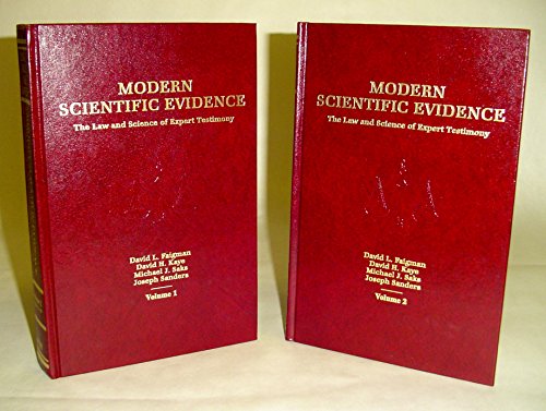 Modern Scientific Evidence (The Law and Science of Expert Testimony, Volume 2) (9780314214126) by Charles Tilford McCormick