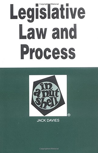 Stock image for Legislative Law and Process (Nutshell Series) for sale by HPB Inc.