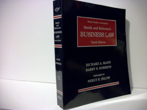 9780314220622: Smith and Roberson's Business Law