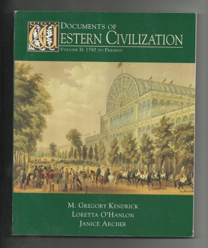 Stock image for Documents of Western Civilization for sale by Better World Books