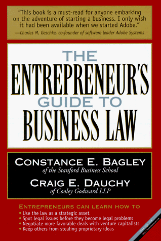 9780314223166: The Entrepreneur's Guide to Business Law