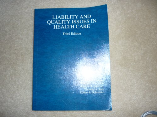 9780314227775: Liability and Quality Issues in Health Care