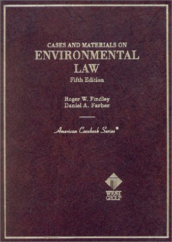 Beispielbild fr Cases and Materials on Environmental Law (American Casebook Series) zum Verkauf von Integrity Books Corp.