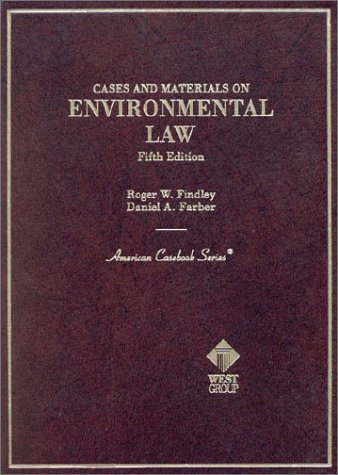 Stock image for Cases and Materials on Environmental Law (American Casebook Series) for sale by Integrity Books Corp.