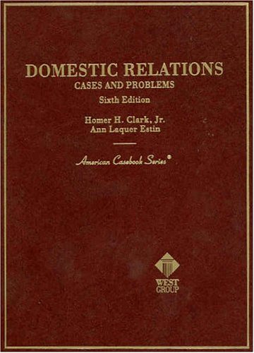 Stock image for Cases and Problems on Domestic Relations for sale by ThriftBooks-Atlanta