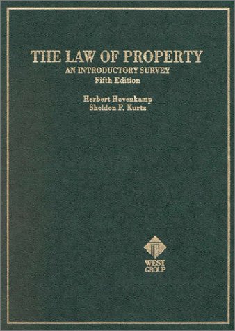 Imagen de archivo de The Law of Property : An Introductory Survey (American Casebooks) a la venta por Irish Booksellers