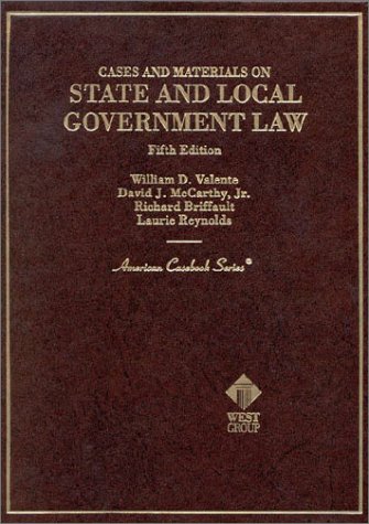 Stock image for Cases and Materials on State and Local Government Law for sale by HPB-Ruby