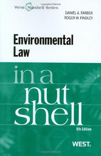 Imagen de archivo de Environmental Law in a Nutshell a la venta por ZBK Books