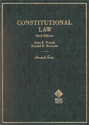 Beispielbild fr Constitutional Law Hornbook (Hornbooks) zum Verkauf von HPB-Red