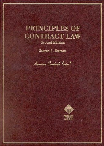 9780314238085: Principles Contract Law 2d (American Casebooks)