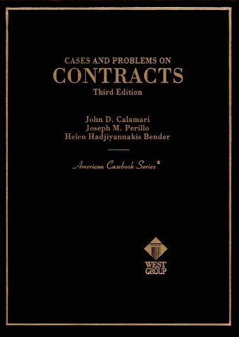 Imagen de archivo de Cases and Problems on Contracts (American Casebooks) a la venta por HPB-Red