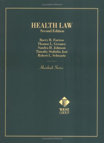 Imagen de archivo de Health Law (Hornbook) a la venta por dsmbooks