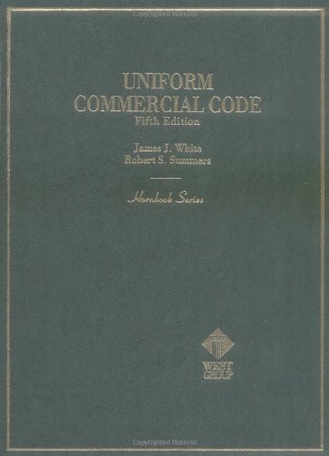 Stock image for Uniform Commercial Code (Hornbook Series) for sale by POQUETTE'S BOOKS