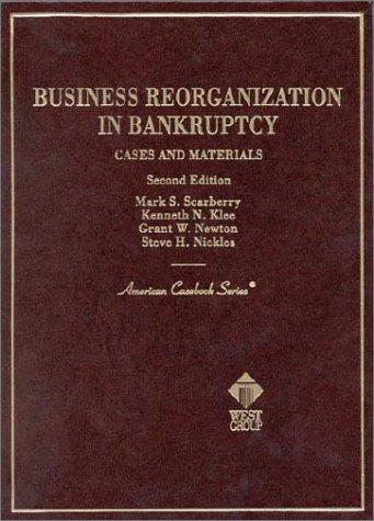 Stock image for Business Reorganization in Bankruptcy, Cases and Materials (American Casebook Series) for sale by HPB-Red