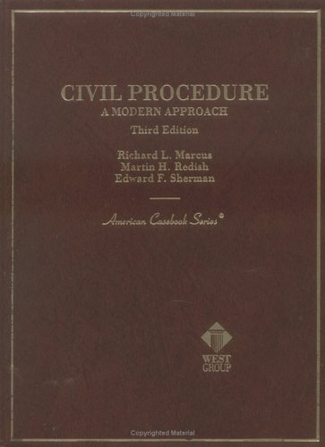 Beispielbild fr Civil Procedure : A Modern Approach zum Verkauf von BombBooks