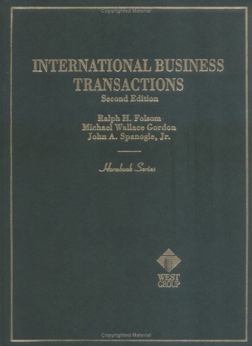 Stock image for International Business Transactions (Hornbook) for sale by HPB-Red