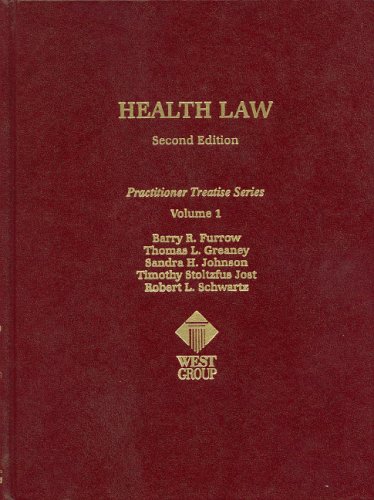 Beispielbild fr Health Law Second Edition Volume One (Practitioner's Treatise Series) zum Verkauf von ThriftBooks-Dallas