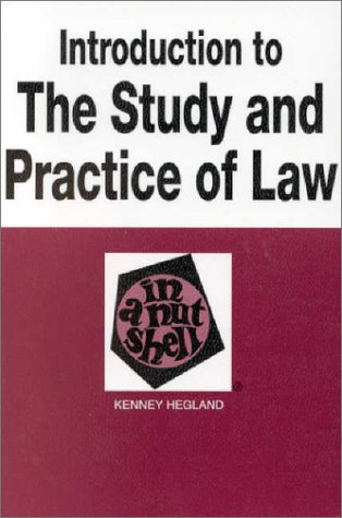 Stock image for Introduction to the Study & Practice of Law in a Nutshell for sale by ThriftBooks-Dallas
