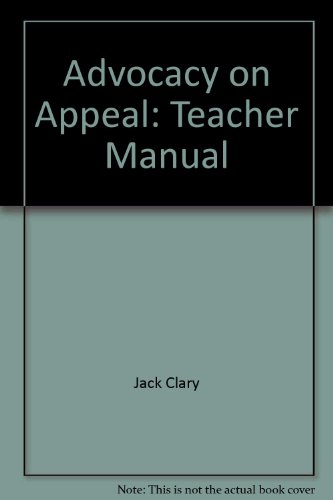 Stock image for Advocacy on Appeal: Teacher Manual (American Casebooks) for sale by HPB-Red