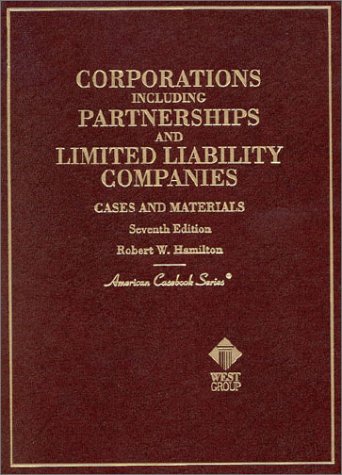 Imagen de archivo de Cases and Materials on Corporations-Including Partnerships and Limited Liability Companies (American Casebook Series) a la venta por HPB-Red