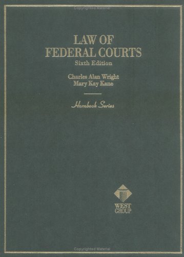 Beispielbild fr Law of Federal Courts (Hornbook Series) zum Verkauf von HPB-Red