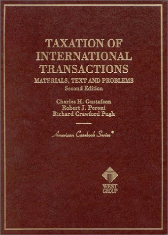Beispielbild fr Taxation of International Transactions: Materials, Text, and Problems (American Casebook Series) zum Verkauf von HPB-Red
