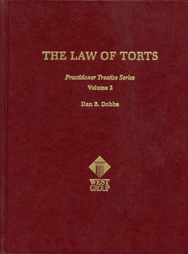 Imagen de archivo de The Law of Torts (Practitioner Treatise) (Practitioner's Treatise Series) a la venta por HPB-Red