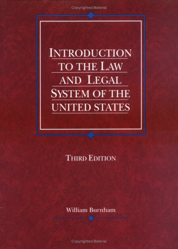 9780314253934: Intro to Law Legal System 3d (American Casebook Series and Other Coursebooks)