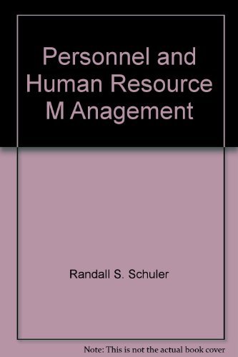 Imagen de archivo de Personnel and human resource management a la venta por HPB-Red