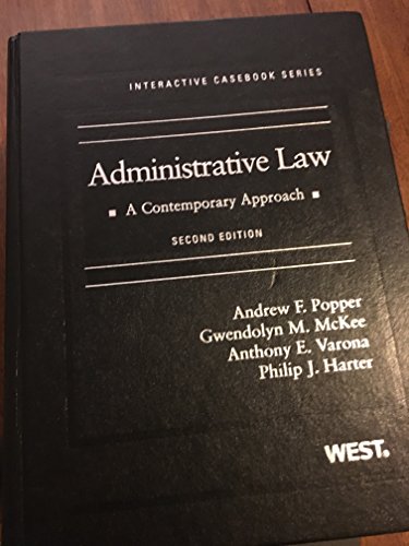 Beispielbild fr Administrative Law: A Contemporary Approach (Interactive Casebook Series) zum Verkauf von Book Deals