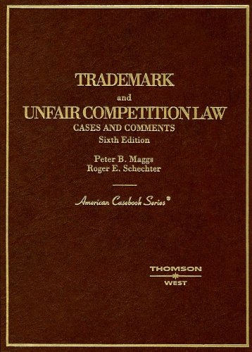 Imagen de archivo de Trademark and Unfair Competition Law: Cases and Comments (American Casebook Series and Other Coursebooks) a la venta por HPB-Red