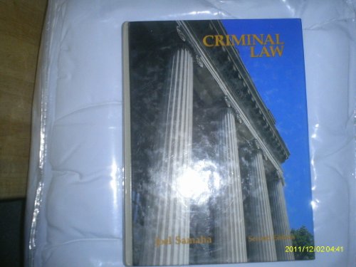 Imagen de archivo de Criminal law a la venta por Half Price Books Inc.