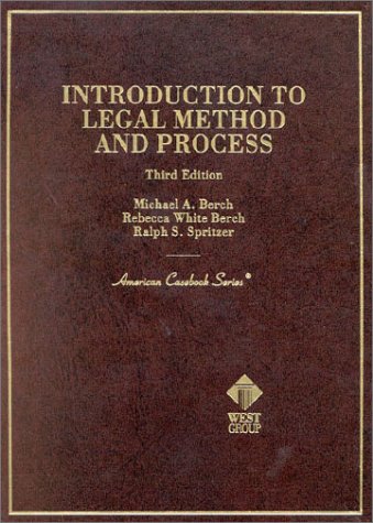 Imagen de archivo de Introduction to Legal Method and Process: Cases and Materials (American Casebook Series and Other Coursebooks) a la venta por HPB-Red