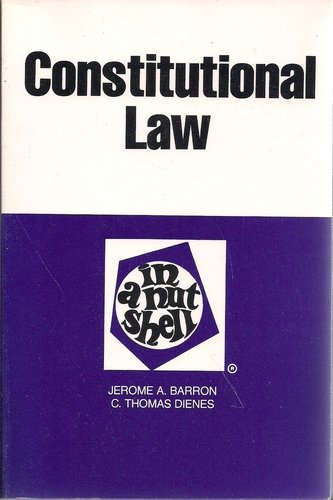 9780314260437: Constitutional Law in a Nutshell