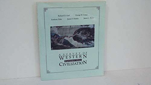 Stock image for A Survey of Western Civilization for sale by HPB-Red