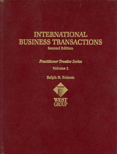 Stock image for International Business Transactions for sale by Better World Books