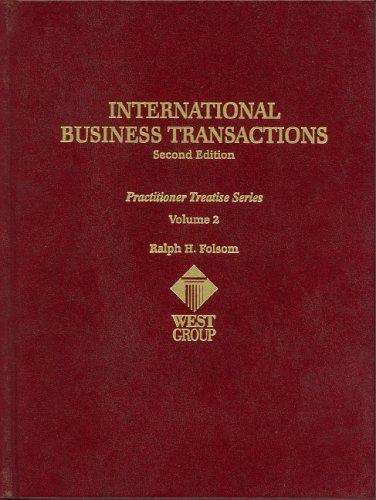 Beispielbild fr International Business Transactions zum Verkauf von Better World Books