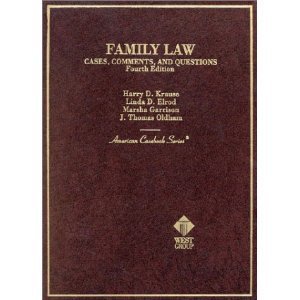 Stock image for Krause, Elrod, Garrison and Oldham's Family Law: Cases, Comments and Questions, 5th (American Casebook Series]) for sale by ThriftBooks-Atlanta