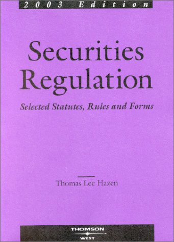 Beispielbild fr Securities Regulation Selected Statutes, Rules and Forms zum Verkauf von Better World Books