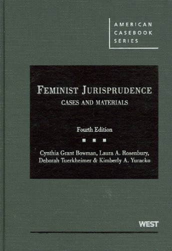 Stock image for Feminist Jurisprudence, Cases and Materials for sale by Better World Books