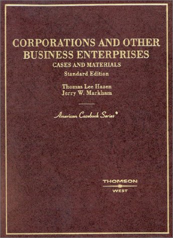 9780314264763: Corporations and Other Business Enterprises (American Casebook Series)